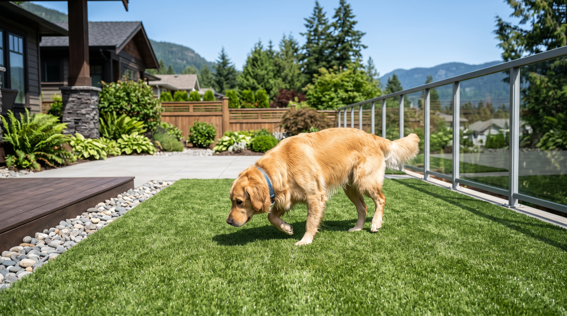Pet Odour Treatment artificial turf sample from Premium Grass Blades